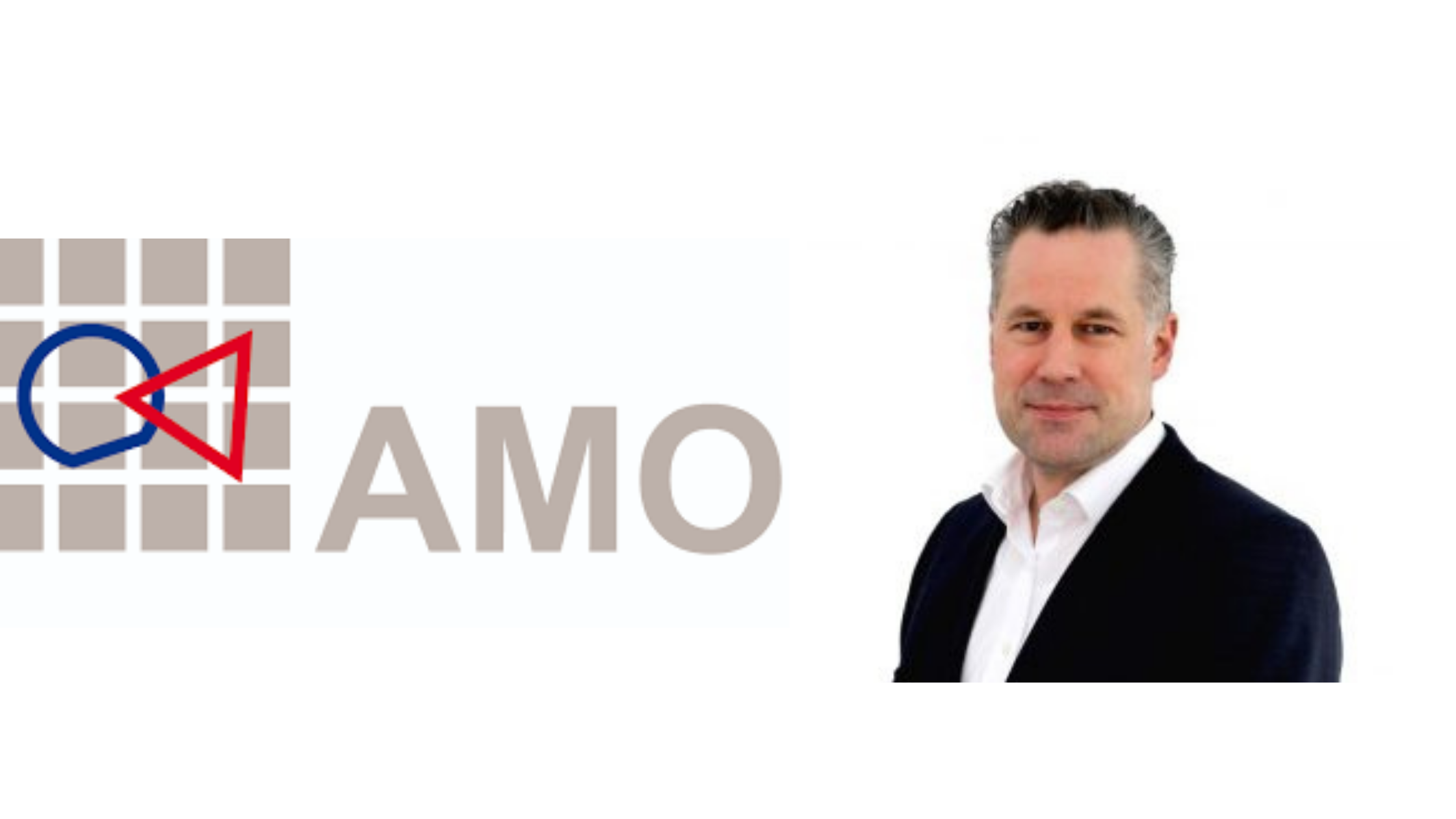 Professor Max Lemme and AMO logo
